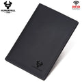 HUMERPAUL Custom Genuine Leather Travel Wallet RFID Passport & Card Organizer Multi - Slots Slim & Stylish Money Bag