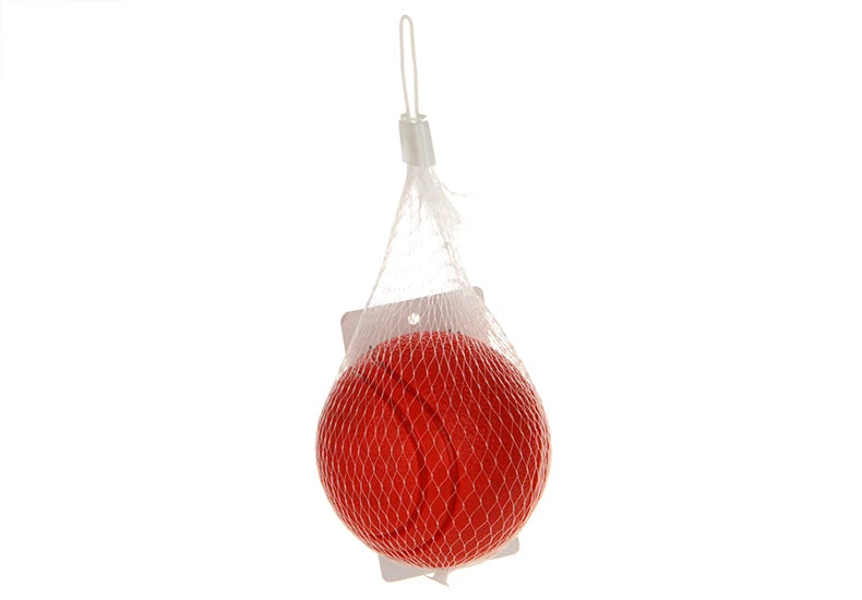 HOOPET Dog Toy Rubber Ball Bite-resistant Ball Toy for Dogs Puppy Teddy Pitbull Red Color Solid Ball S-XL Pet Supplies