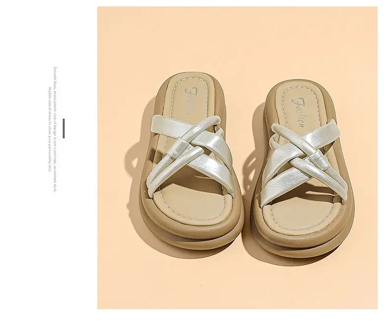 Summer New Arrival Sandals Slides Fashion Breathable Non-slip Lightweight Casual Indoor Outdoor Beach Daily Slippers