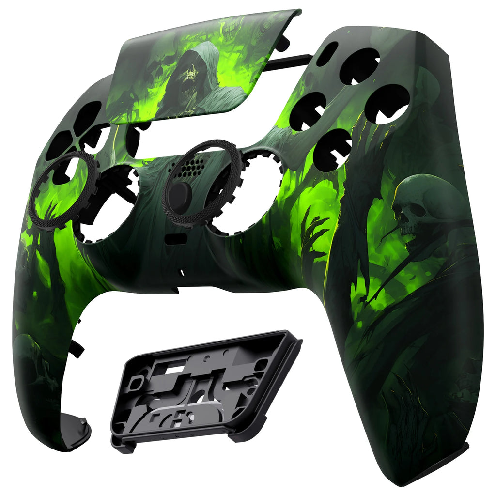 eXtremeRate LUNA Redesigned Replacement Front Shell Touchpad For ps5 Controller BDM-010/020/030/040/050 - Dark Carnival