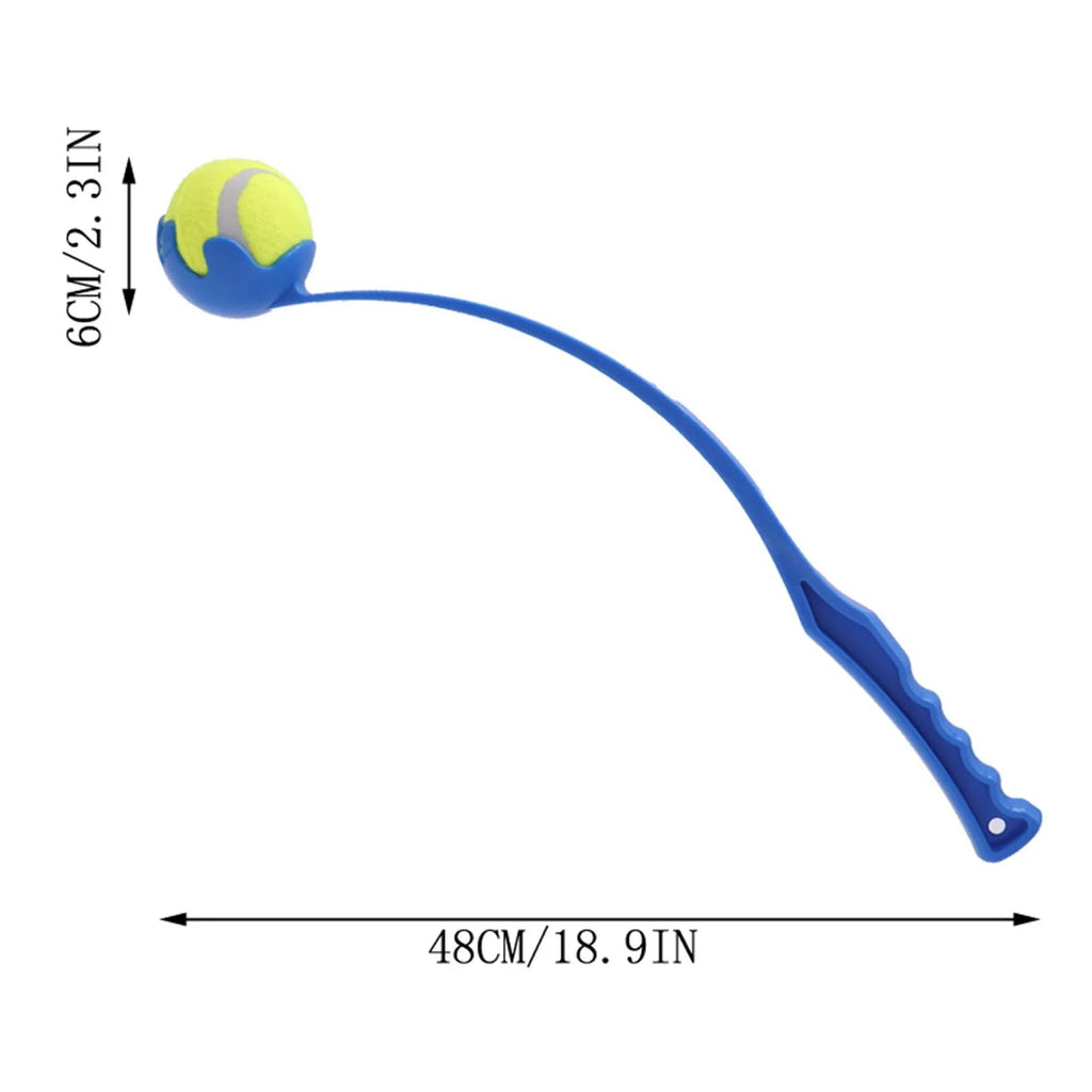 Dog Toys Throwing Pole Dog Training Ball Thrower Outdoor With Tennis Ball Training Throwing Toys Pet Supplies For Gift
