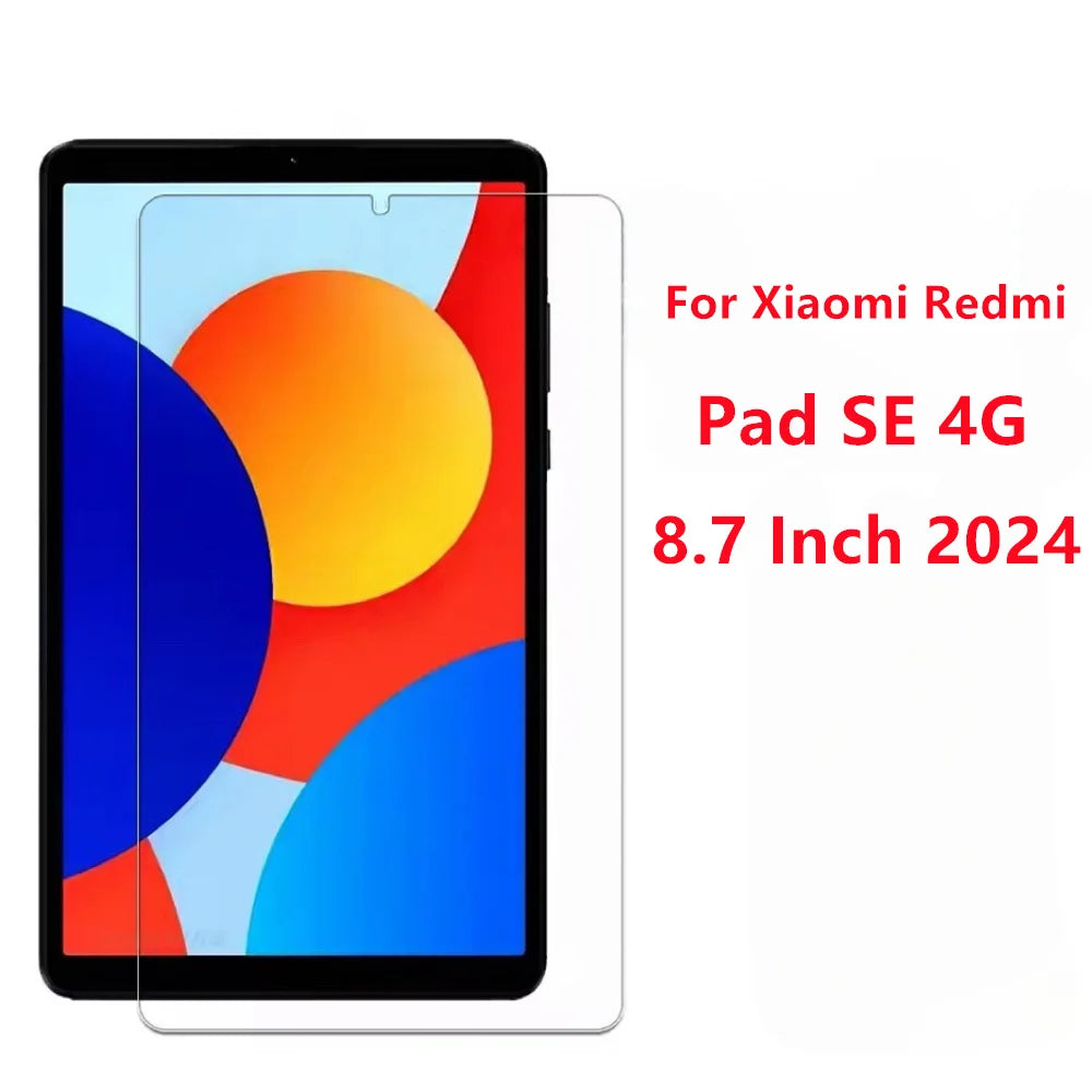 1PCS Tempered Glass Screen Protector For Xiaomi Redmi Pad SE 4G 8.7 Inch 2024 Anti-scratch Free Bubble Free HD Protective Film