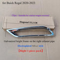 for Buick Regal 2017-2023 rear bumper lower decoration chrome bright frame exhaust pipe decoration bright ring accessories