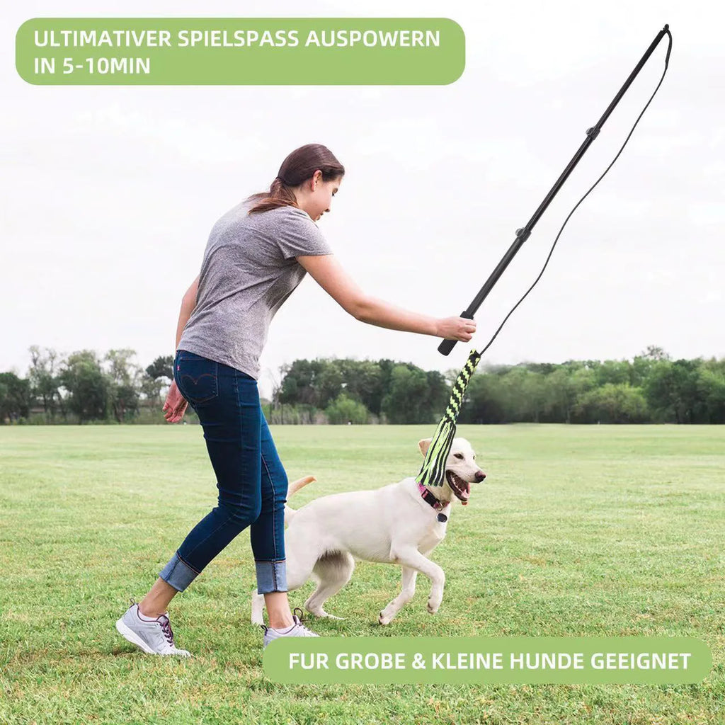 Telescopic Dog Teeth Grinding Toy Interactive Dog Toys Fit Multiple Scenarios Flirt Pole for Dogs Bite-resistant Dogs Stuff