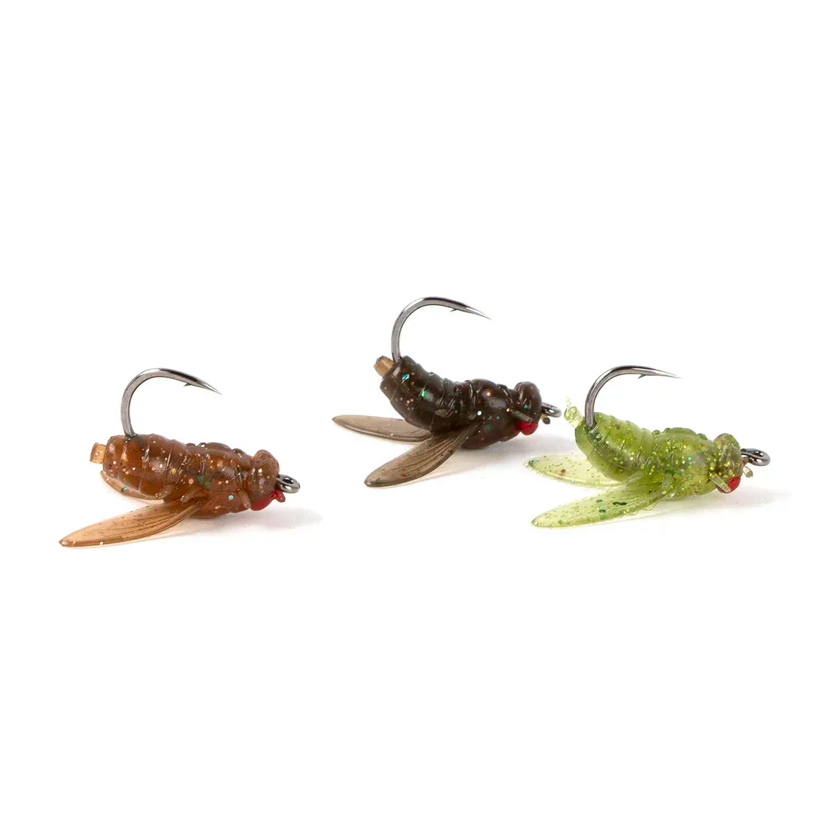 10/20pcs/box Bionic Fly Fishing Bait Fly Hook Soft Bait Add Fish Attractant Fishing Gear For Salmon