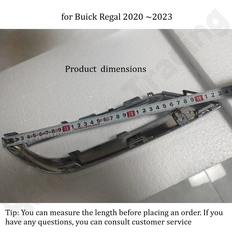 for Buick Regal 2017-2023 rear bumper lower decoration chrome bright frame exhaust pipe decoration bright ring accessories