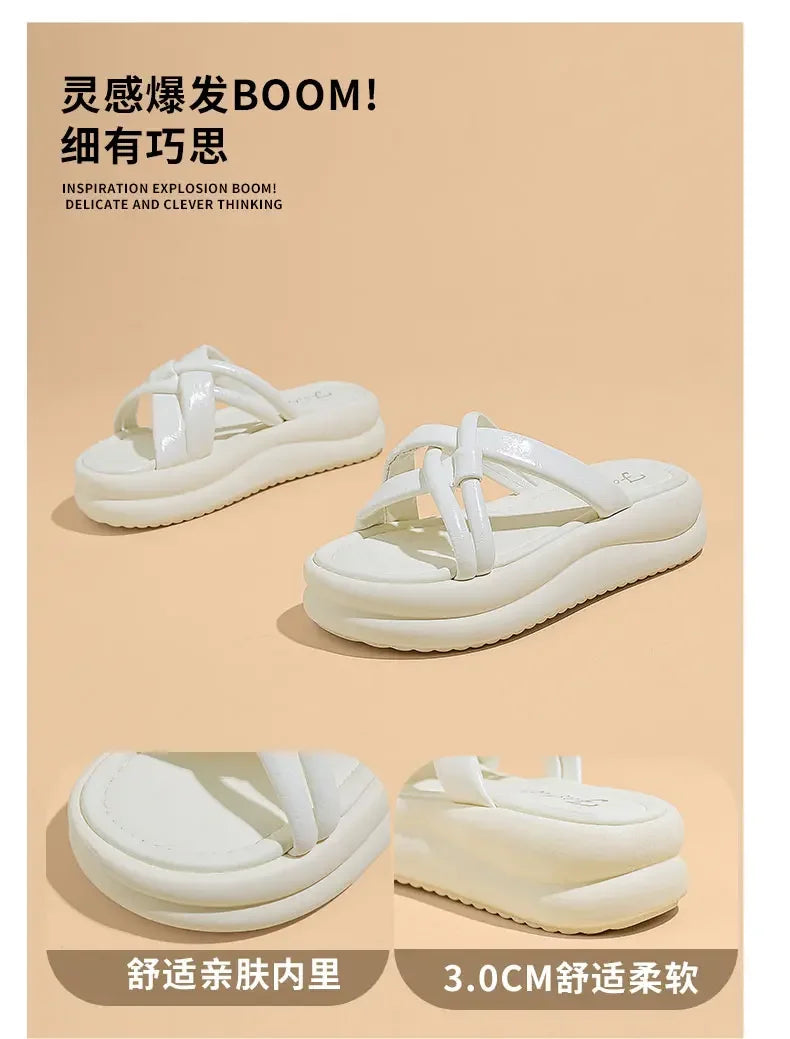Summer New Arrival Sandals Slides Fashion Breathable Non-slip Lightweight Casual Indoor Outdoor Beach Daily Slippers