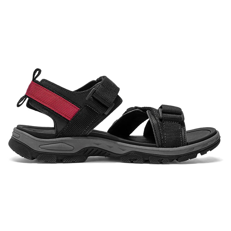 Summer Men's Sandals Trendy Casual Outdoor Sport Shoes for Holidays Beach Breathable Wear-Resistant Hiking & Walking Sandals