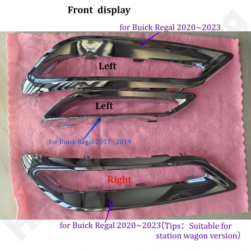 for Buick Regal 2017-2023 rear bumper lower decoration chrome bright frame exhaust pipe decoration bright ring accessories