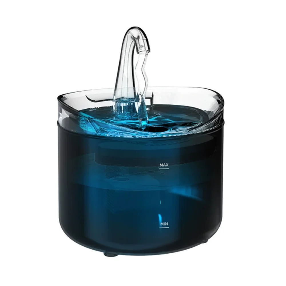 2.2L Automatic Pet Water Fountain Ultra-Quiet Pump Faucet Cat Water Dispenser Suitable with USB Sensor Electric for Cats Dogs