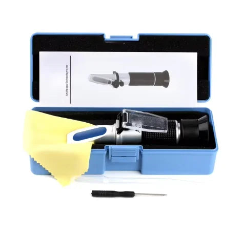 0-32% Brix Refractometer Handheld Refractometer Sugar Concentration Meter Densimeter Brix Saccharimeter ATC Sugar Tester