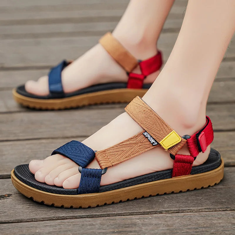 Summer Men Sandals Fashion Leisure Beach Holiday Sandals for Men's Lightweight Shoes New Outdoor Comfortable Casual Sandalies
