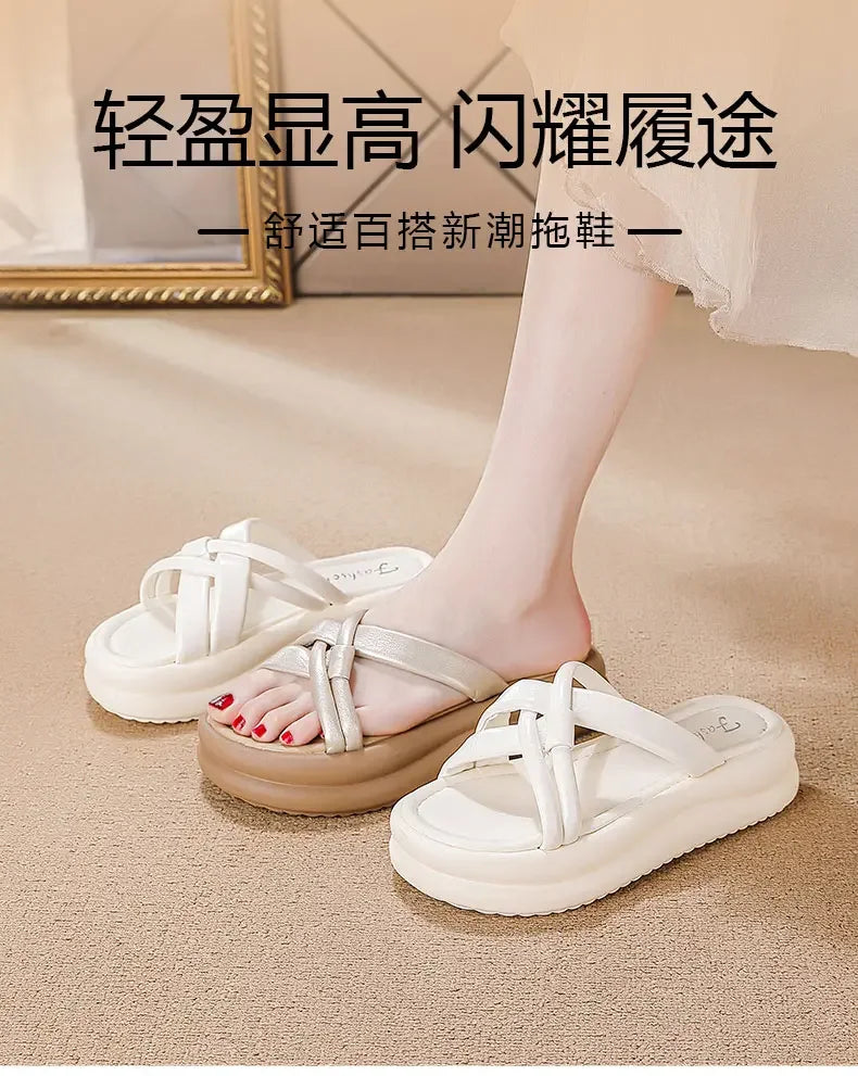 Summer New Arrival Sandals Slides Fashion Breathable Non-slip Lightweight Casual Indoor Outdoor Beach Daily Slippers