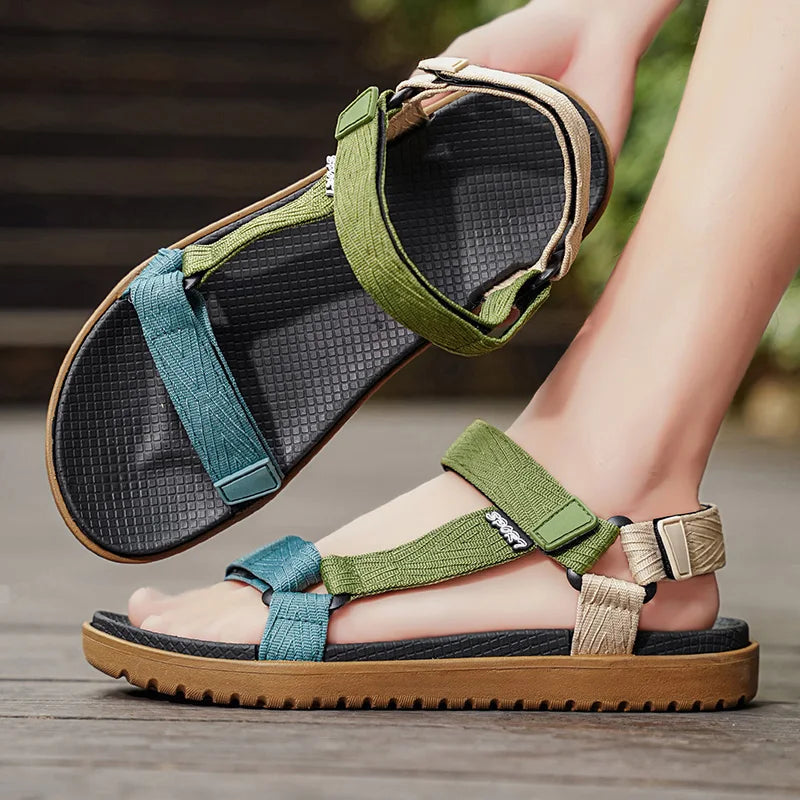 Summer Men Sandals Fashion Leisure Beach Holiday Sandals for Men's Lightweight Shoes New Outdoor Comfortable Casual Sandalies