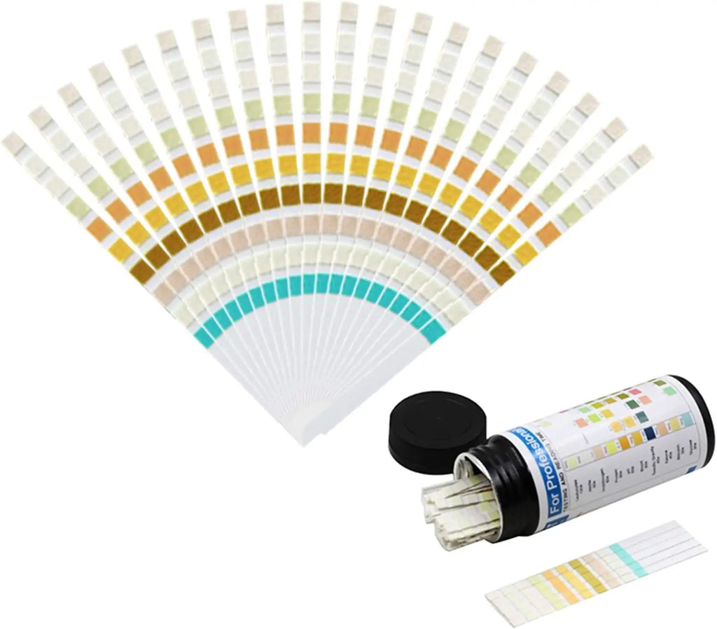 100pcs Urine Routine Test Strips Ph Testing Strips Testing Kit Medical Ketone Test Strips Protein Testing Strips Ph Test Strips