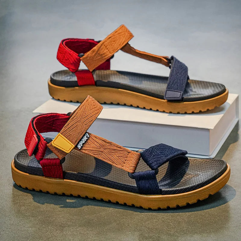 Summer Men Sandals Fashion Leisure Beach Holiday Sandals for Men's Lightweight Shoes New Outdoor Comfortable Casual Sandalies