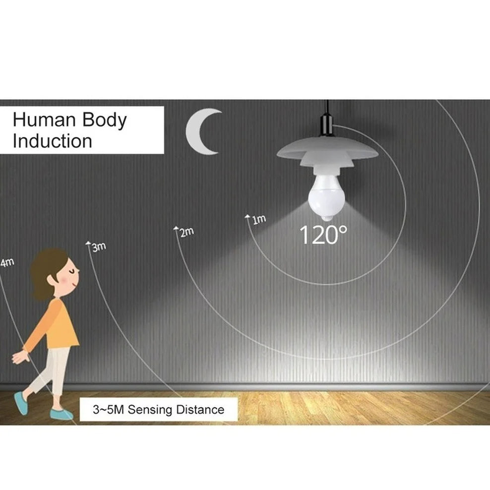 LED Night Light 18W 15W 12W 9W Bulb With Motion Sensor PIR Corridor Bedroom Bathroom Light 220V Human Body Induction Bulb