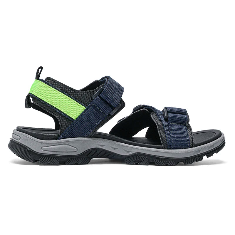 Summer Men's Sandals Trendy Casual Outdoor Sport Shoes for Holidays Beach Breathable Wear-Resistant Hiking & Walking Sandals