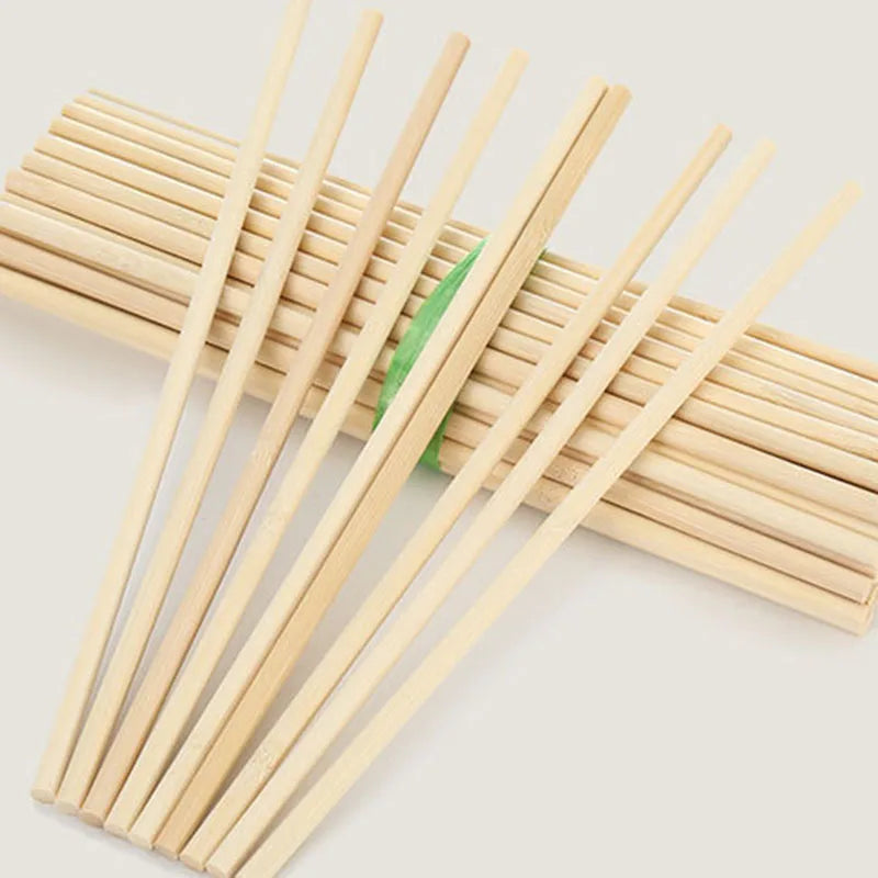 6/10/20/30/40pcs Round Wooden Bamboo Sticks DIY Handmade Craft Making Small Wooden Stick Material For Woodworking Supplies
